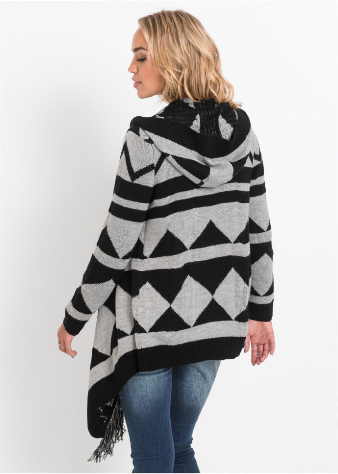 Strickjacke mit Muster