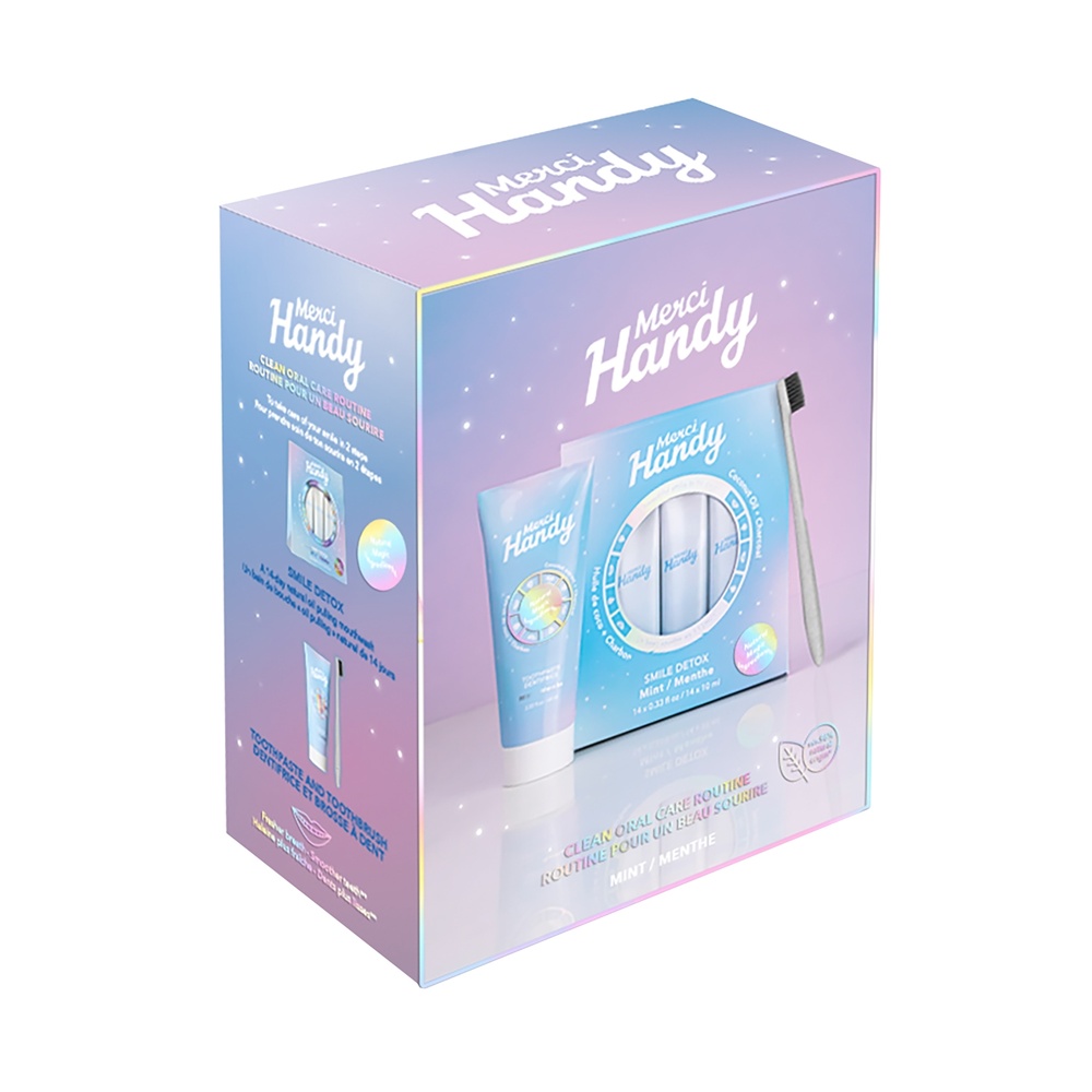 Merci Handy Kit Happy Smile Smile Detox - Dentifrice - Brosse à dent