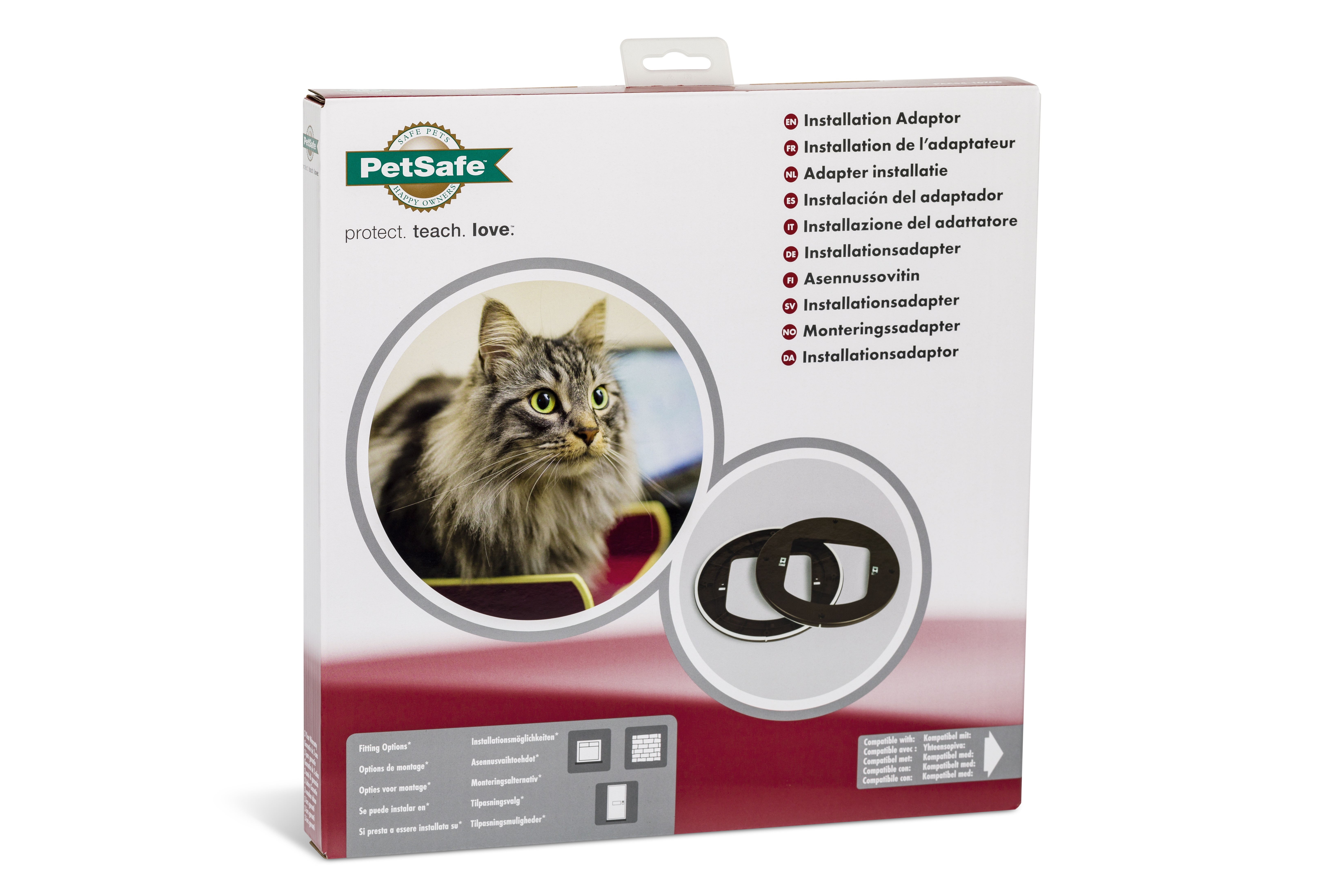 PetSafe Klappen & Türen PetSafe Einbauadapter für Mikrochip Katzenklappe braun
