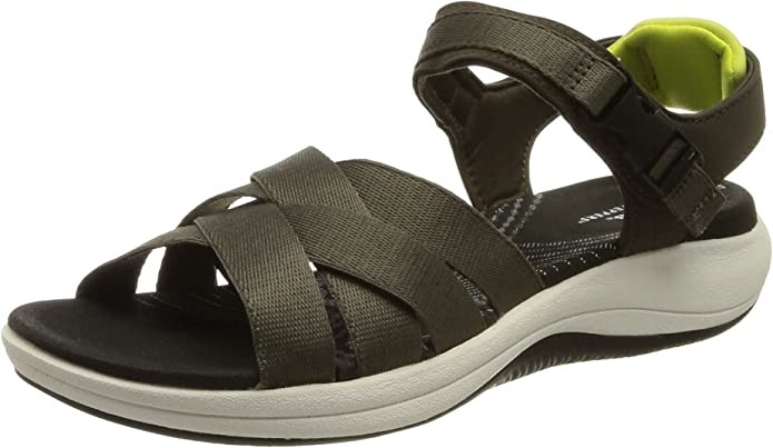 CLARKS Komfort Sandalen khaki