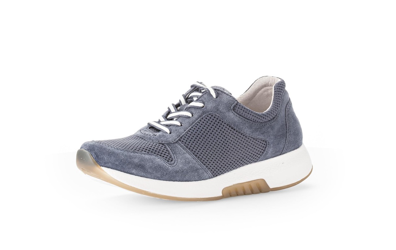 GABOR Freizeit Schnürer blau rollingsoft by Gabor Sneaker low 46.946.