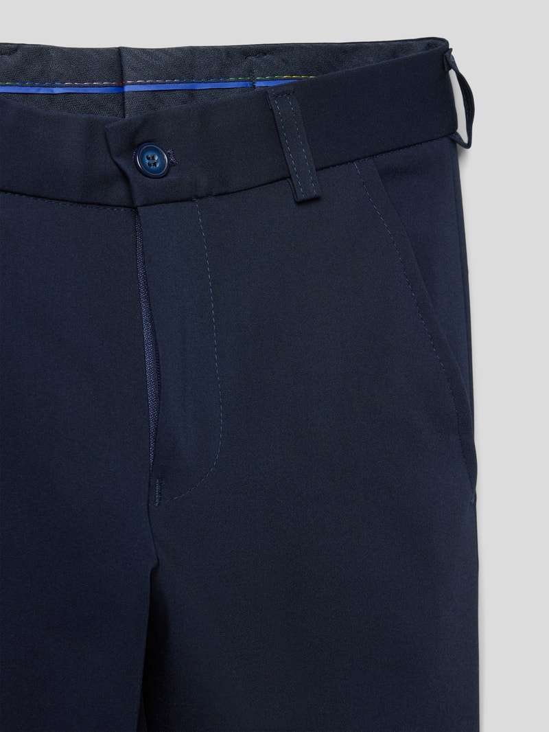 Anzughose mit Stretch-Anteil in marineblau