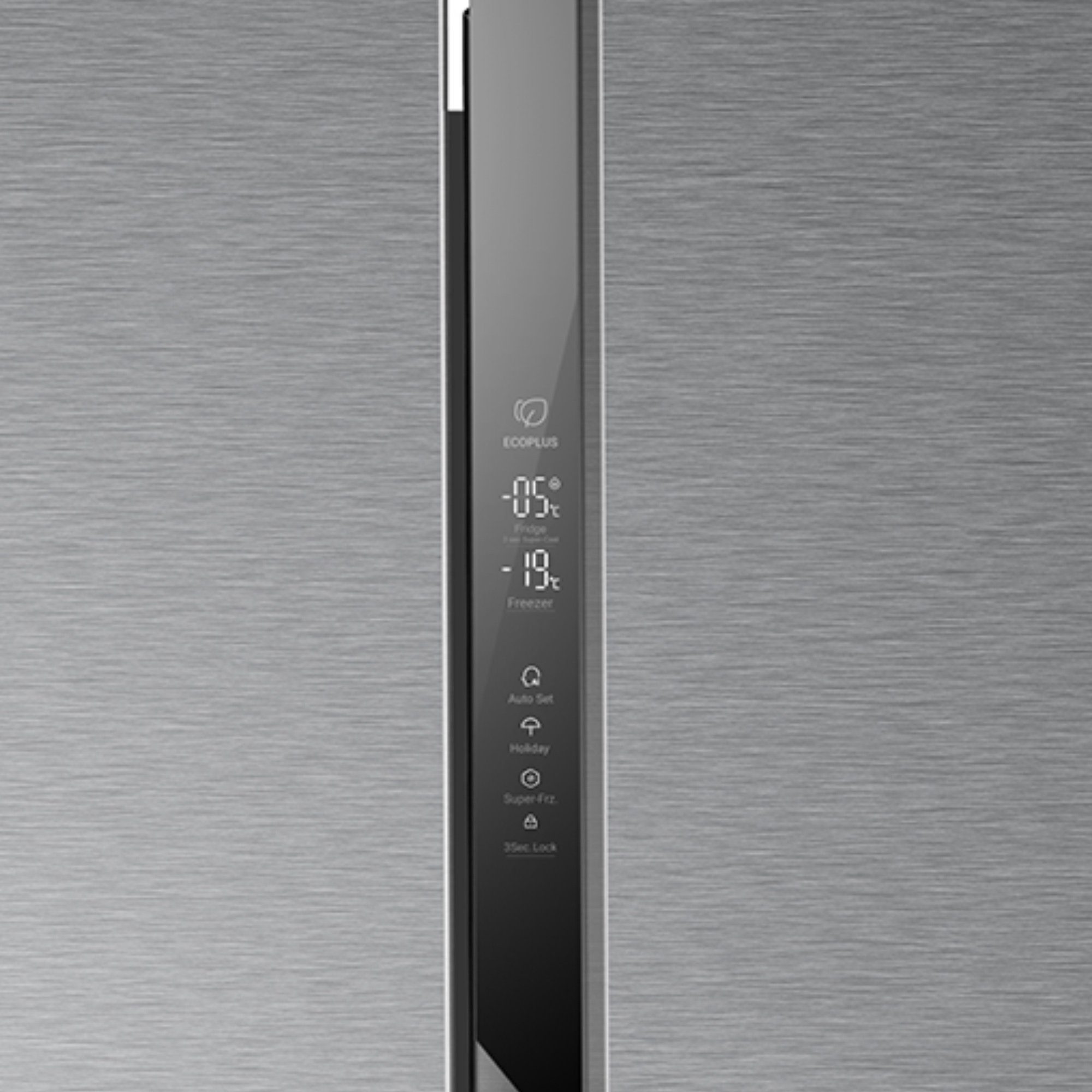Haier Kühl-/Gefrierkombination Edelstahl Look HSR3918FNPG, 177,5 cm hoch, 90,8 cm breit, Total No Frost