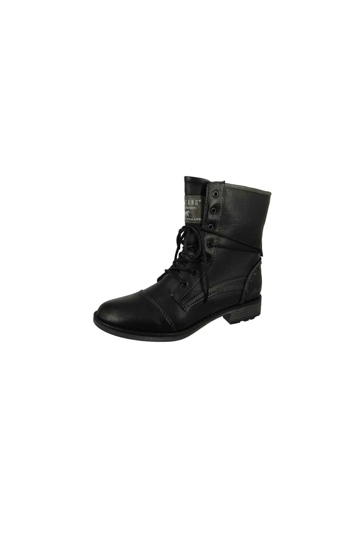 Mustang  Stiefelette - Schwarz - Blockabsatz