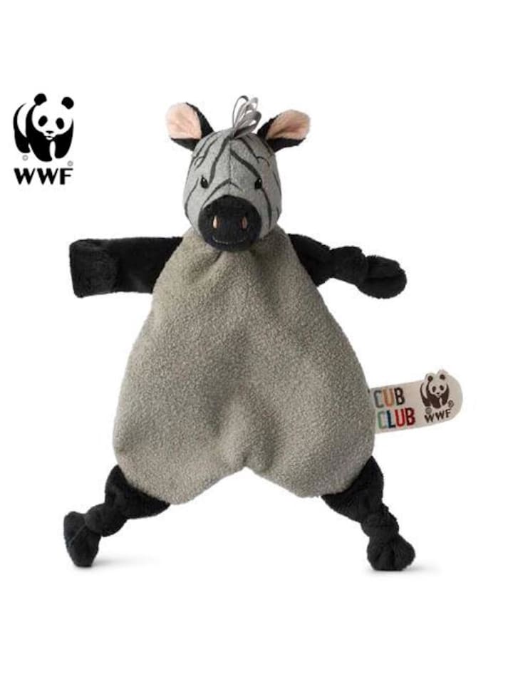 WWF Cub Club - Ziko das Zebra Schmusetuch (30cm) in grau günstig kaufen onesize