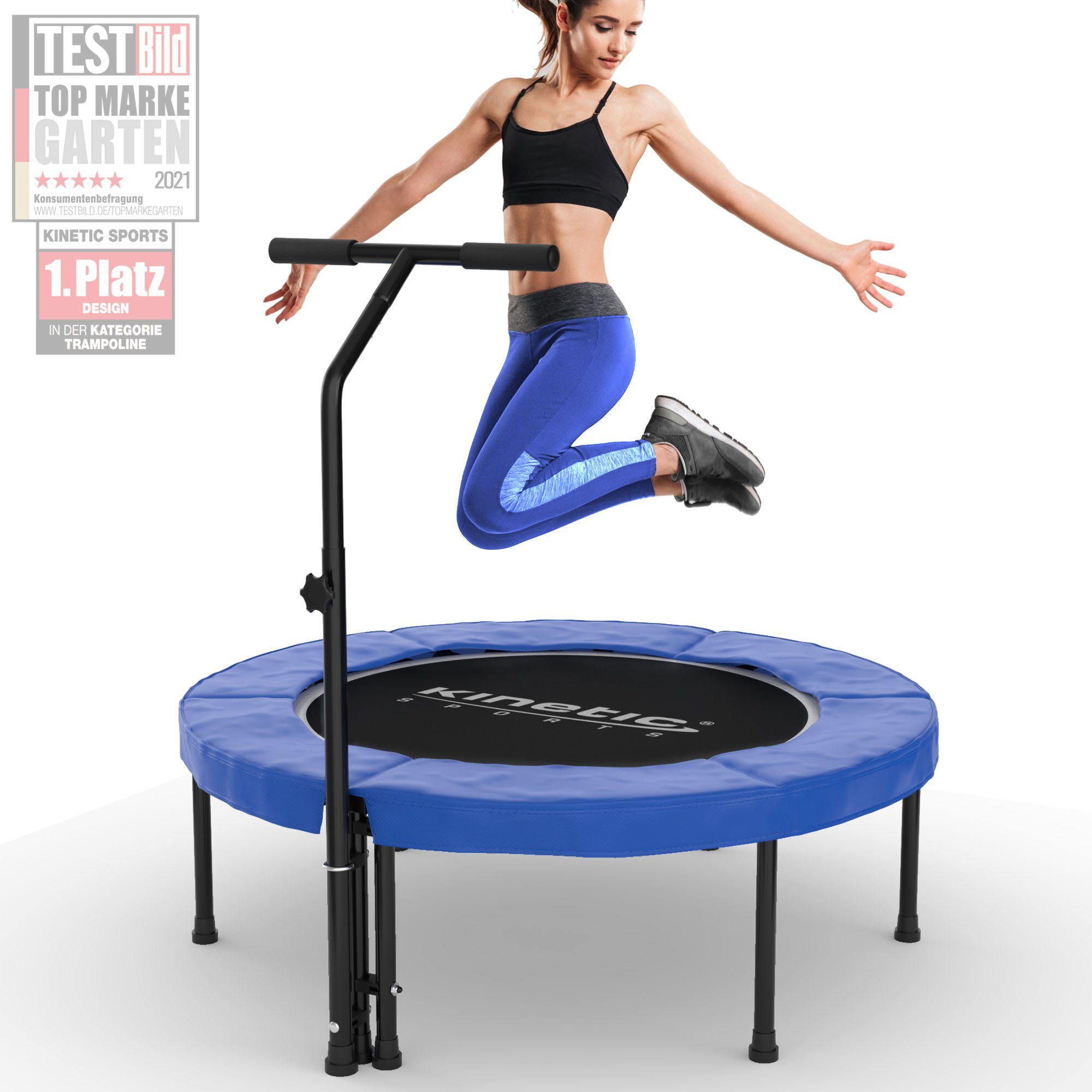 Kinetic Sports Fitnesstrampolin TPLE40, Ø 101,60 cm
