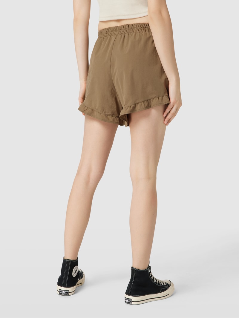 Shorts mit elastischem Bund Modell 'KIRBY' in khaki