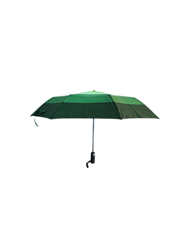COFI 1453 Regenschirm mit Schutzhülle - Teleskop Taschenschirm ø100 cm Grün in Dunkelgrün günstig kaufen 100 cm