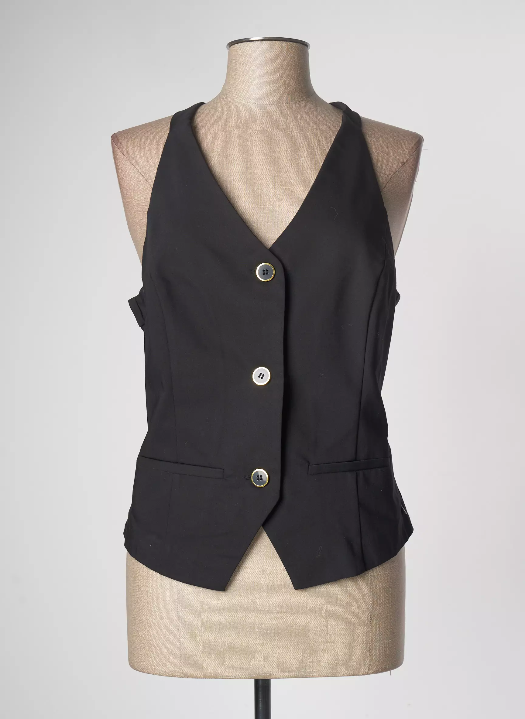 Cream Gilet Femme couleur noir