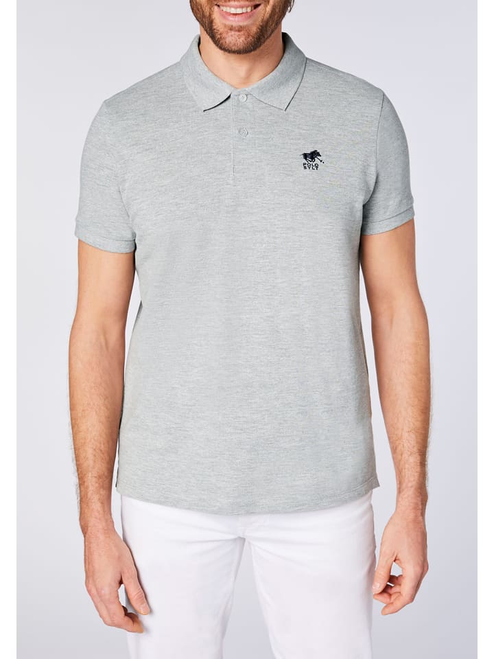 Polo Sylt Poloshirt in Grau günstig kaufen