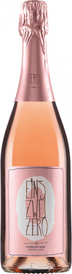EINS-ZWEI-ZERO Sparkling Rosé entalkoholisiert verperlt - Weingut Leitz