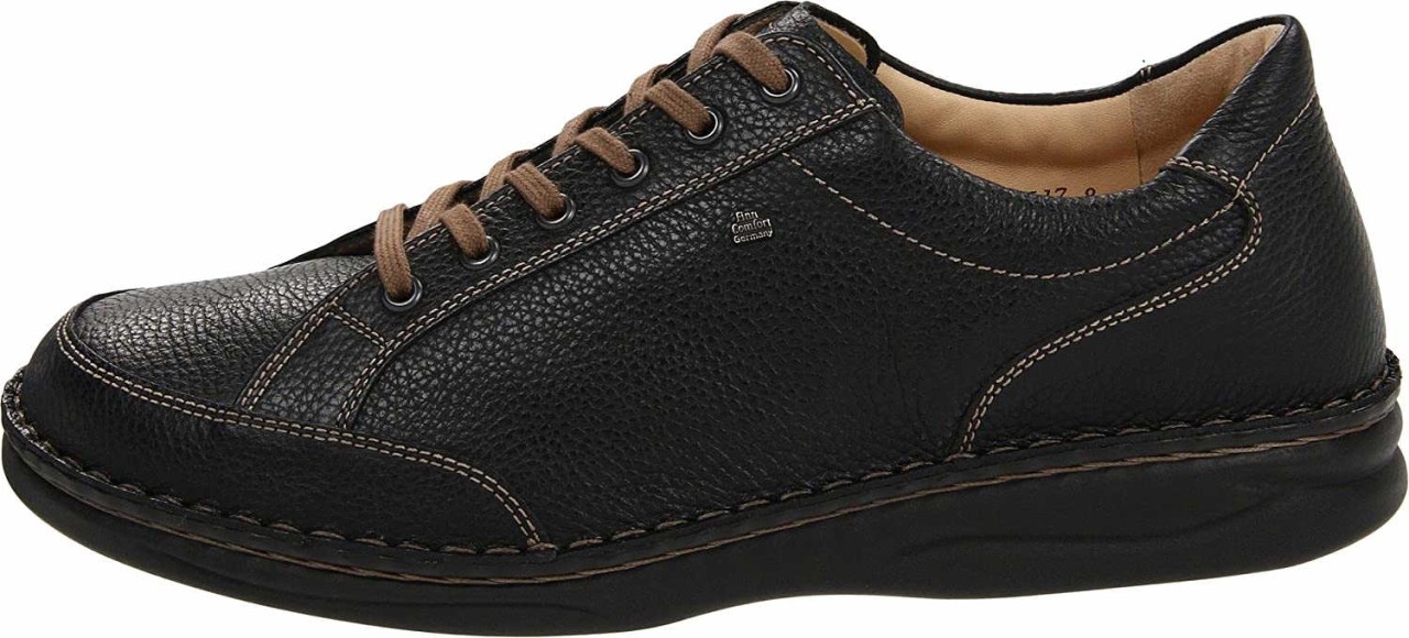 FINN COMFORT Komfort Schnürer schwarz Nantes schwarz