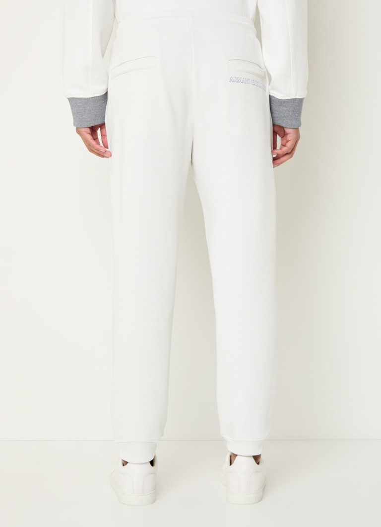 Armani Exchange Tapered fit jogging trousers with drawstring and side pockets