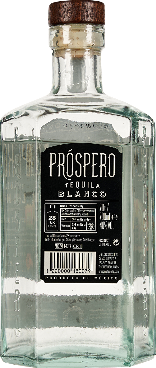 Prospero Tequila Blanco 0,7 Liter