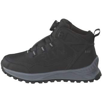 Run Lifewear Schnür Boots in schwarz