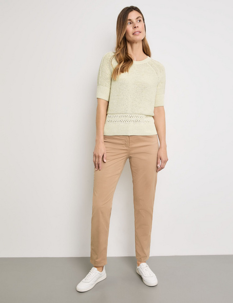 Kurzarmpullover aus Sommerstrick