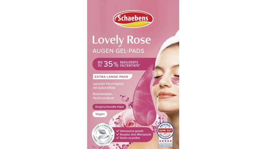 Schaebens Lovely Rose Augen Gel-Pads