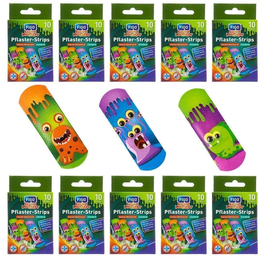 varivendo Fixierpflaster 100 Kunterbunte Kinderpflaster Pflaster Kinder Wundpflaster Kunterbunt