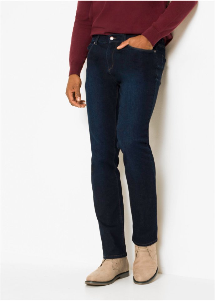 Regular Fit Multi-Stretch-Jeans m. Komfortbund Straight