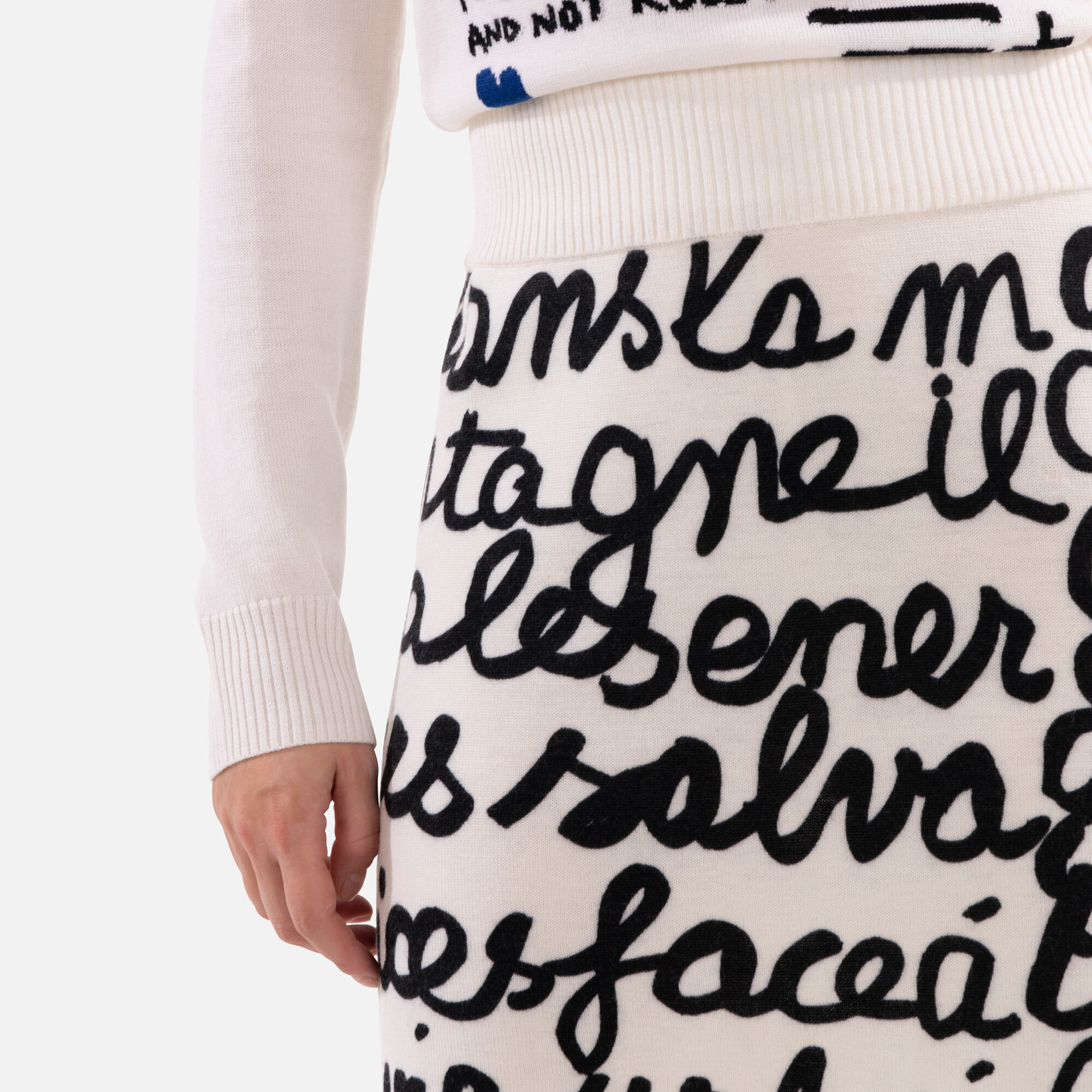 Jupe All-Over Writing JCC pour femme