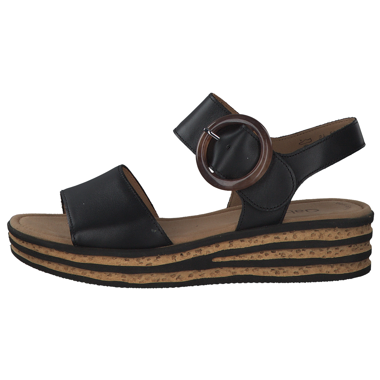 Gabor 84.550, Plateau-Sandaletten, Damen, Schwarz