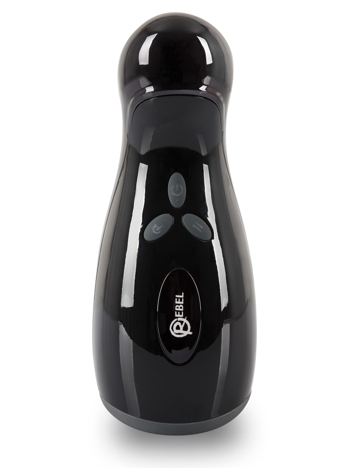 Rebel Masturbator mit Vibration und Heizfunktion Rebel Masturbator in schwarz günstig kaufen 20 cm