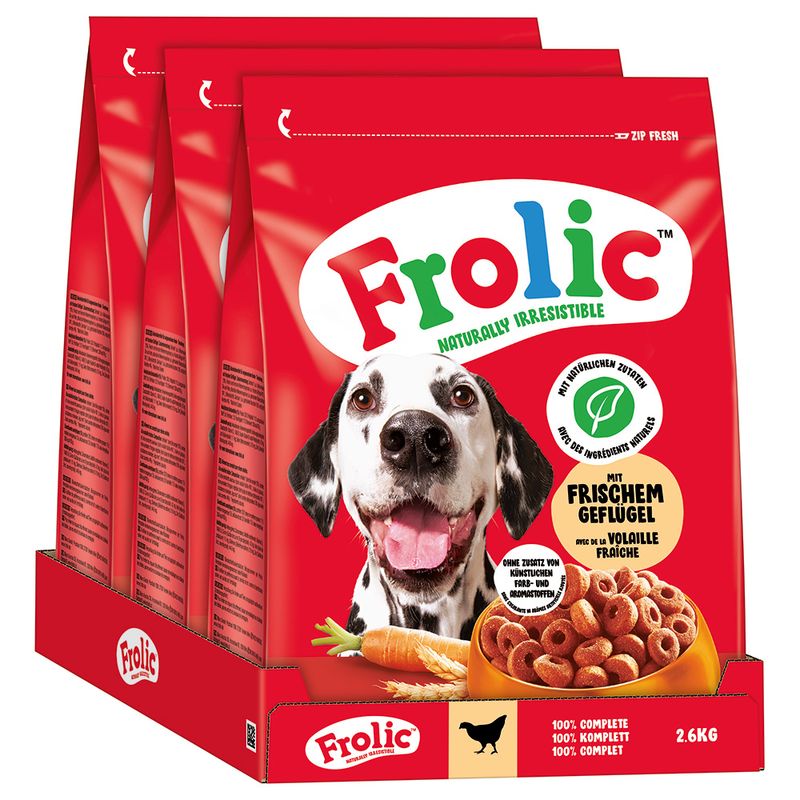 Frolic Geflügel, Gemüse + Reis