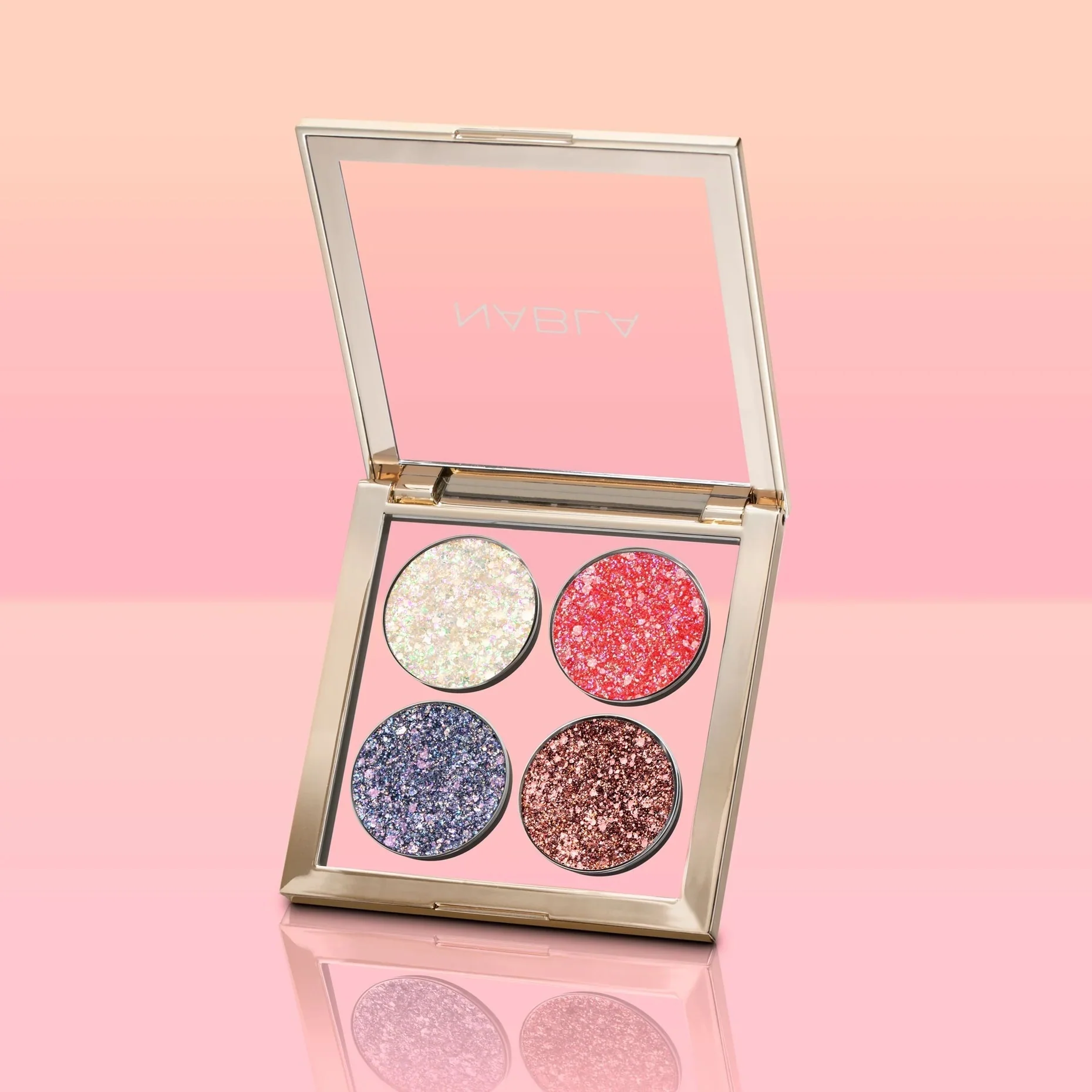 Paleta de sombras Miami Lights Glitter - Paleta para ojos, paleta para rostro