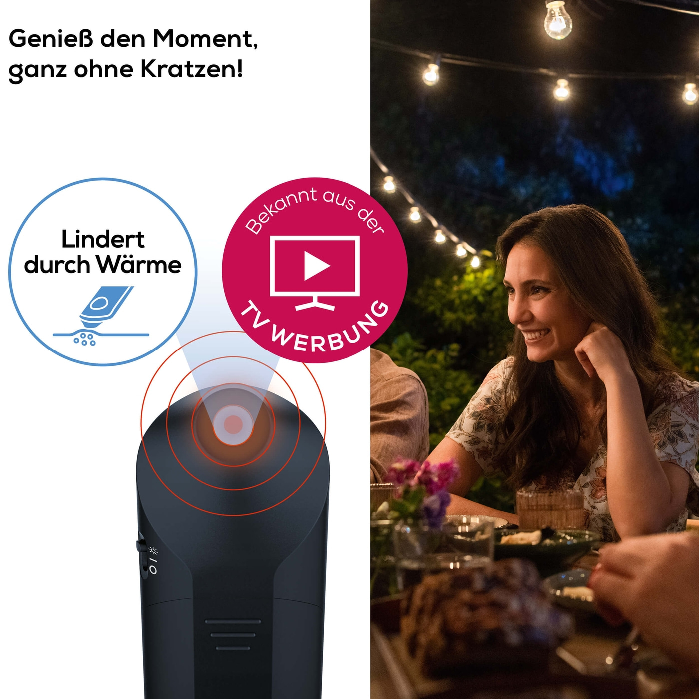 Beurer Insektenstichheiler BR 90-Insektenstichheiler zur Behandlung von Insektenstichen & -bissen mit praktischem Licht