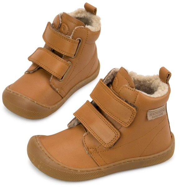 Naturino ~ Wigghi HighCut Klettschuh Winter ~ Cognac