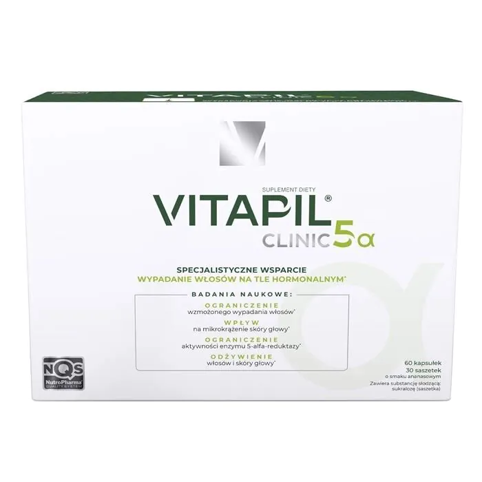 Vitapil Clinic 5alfa set 30 vrećica + 60 kapsula