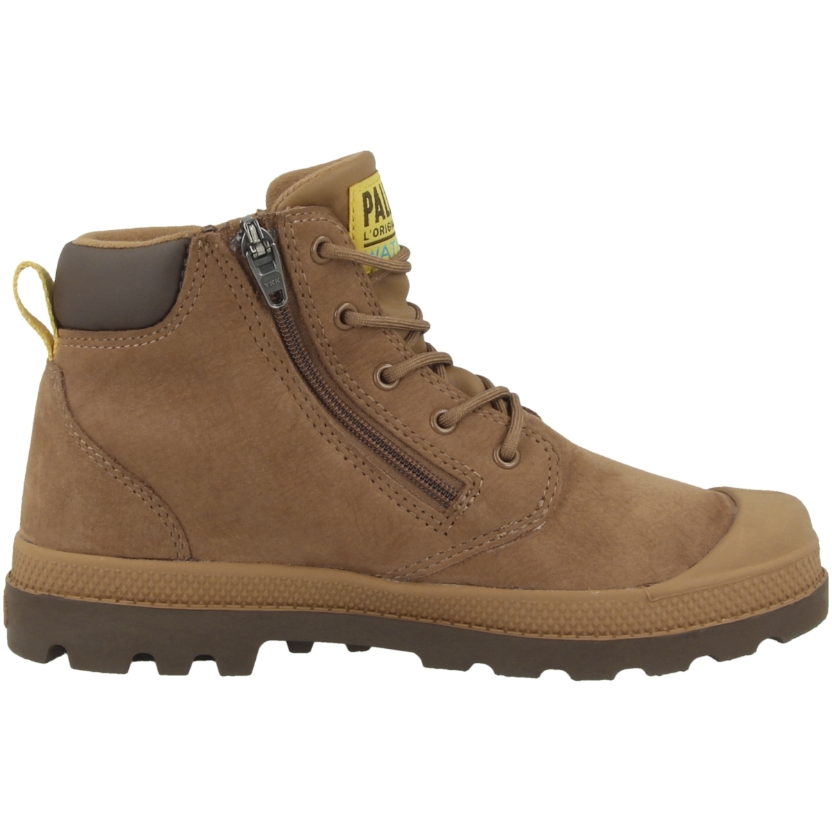 Palladium Pampa Hi Cuff WP OZ Schnürboots braun