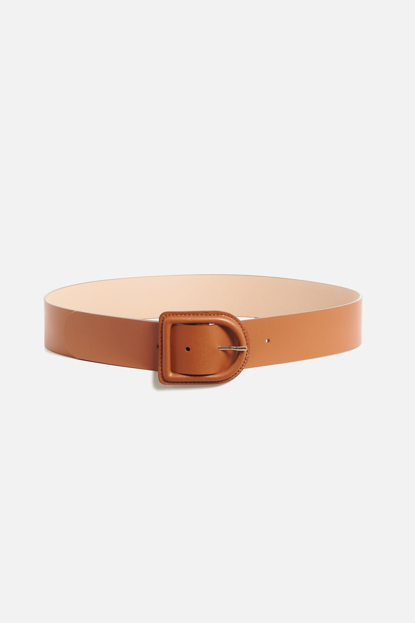 ceinture jack 100% cuir camel femme