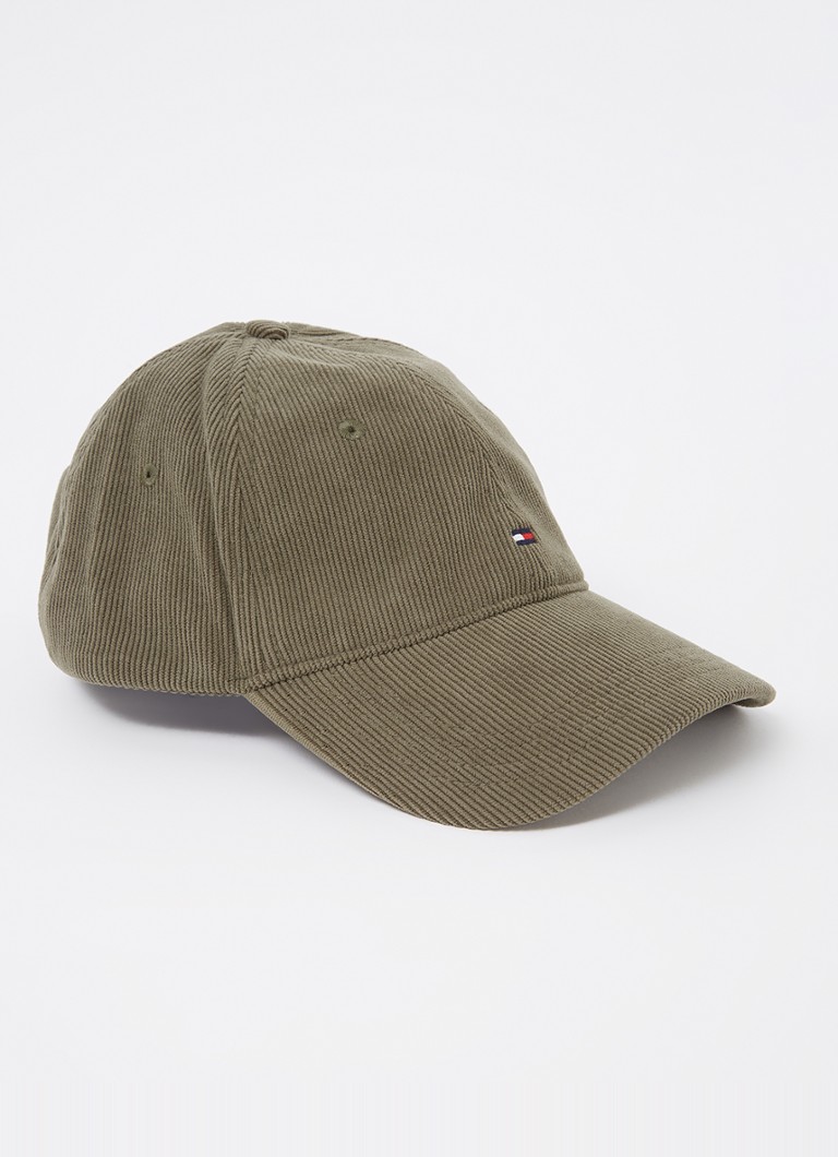 Tommy Hilfiger corduroy cap with logo