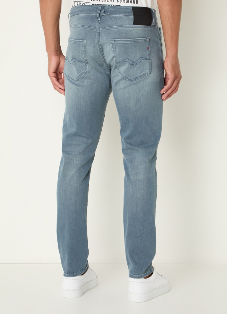 Replay Mickym tapered fit jeans with colored wash