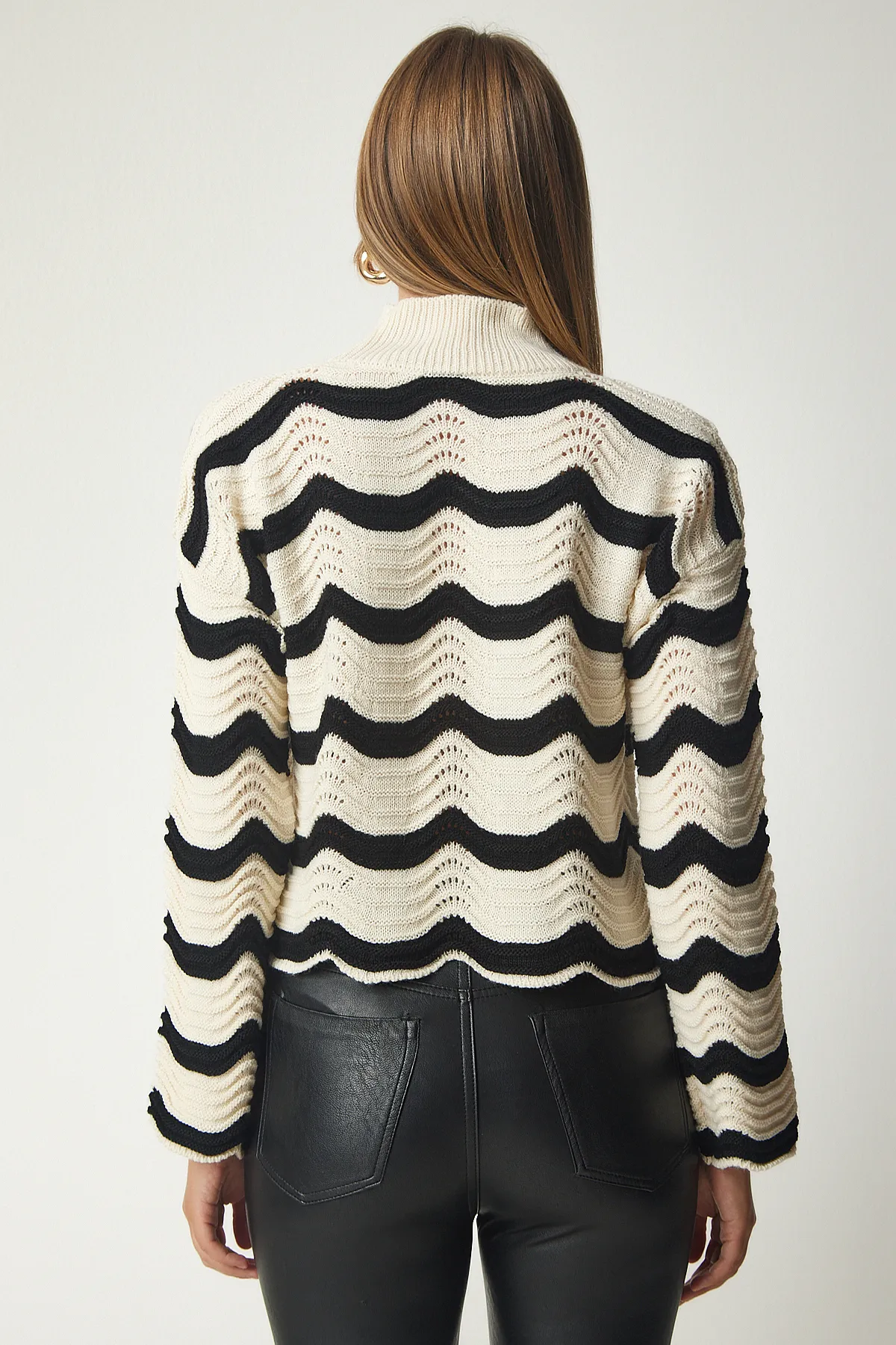 Happiness İstanbul  Pullover - Beige - Regular Fit