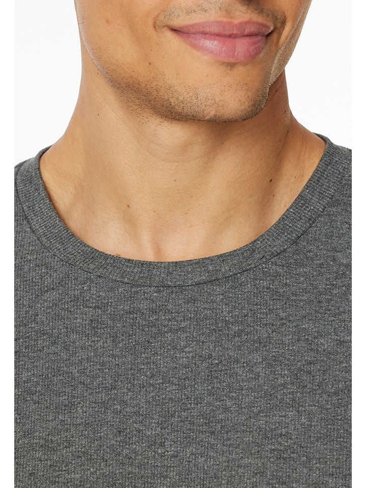 Schiesser Pyjama in Anthrazit günstig kaufen