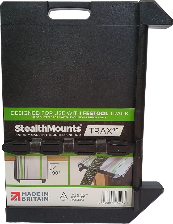 StealthMounts TSS-S-FT-1 Trax90 svart stopp for Festool føringsskinner