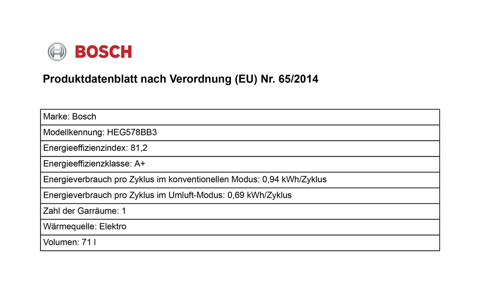 BOSCH Einbau-Herdset HND671LS62