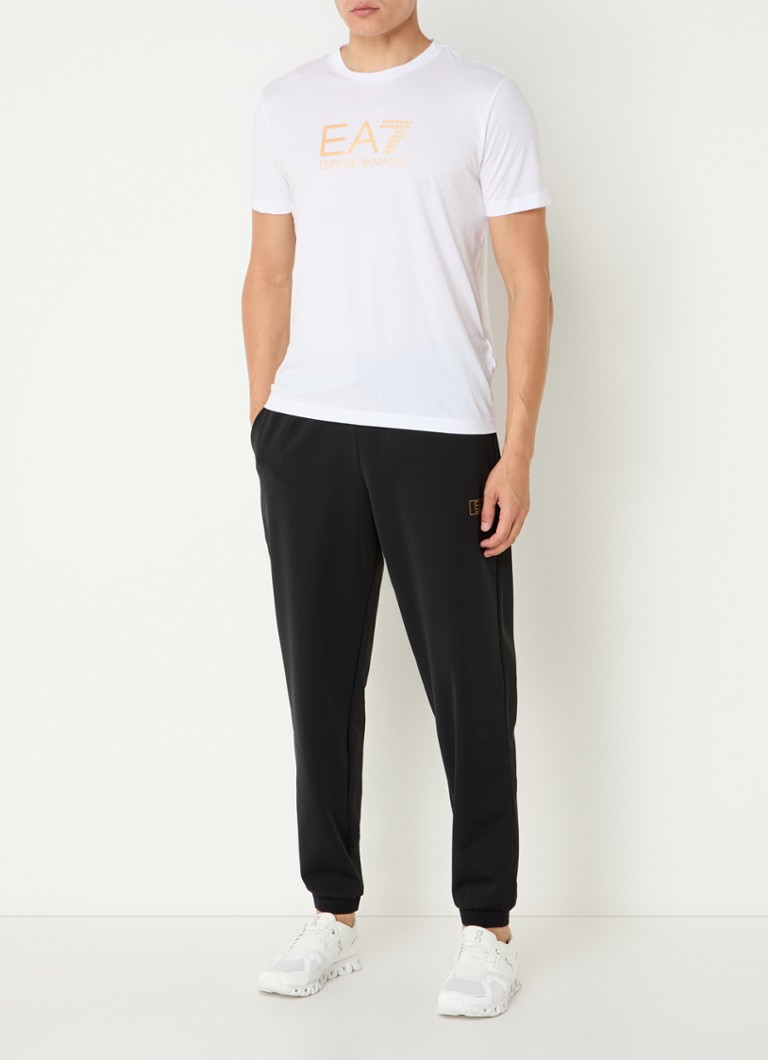 Pantaloni jogging slim fit cu logo Emporio Armani
