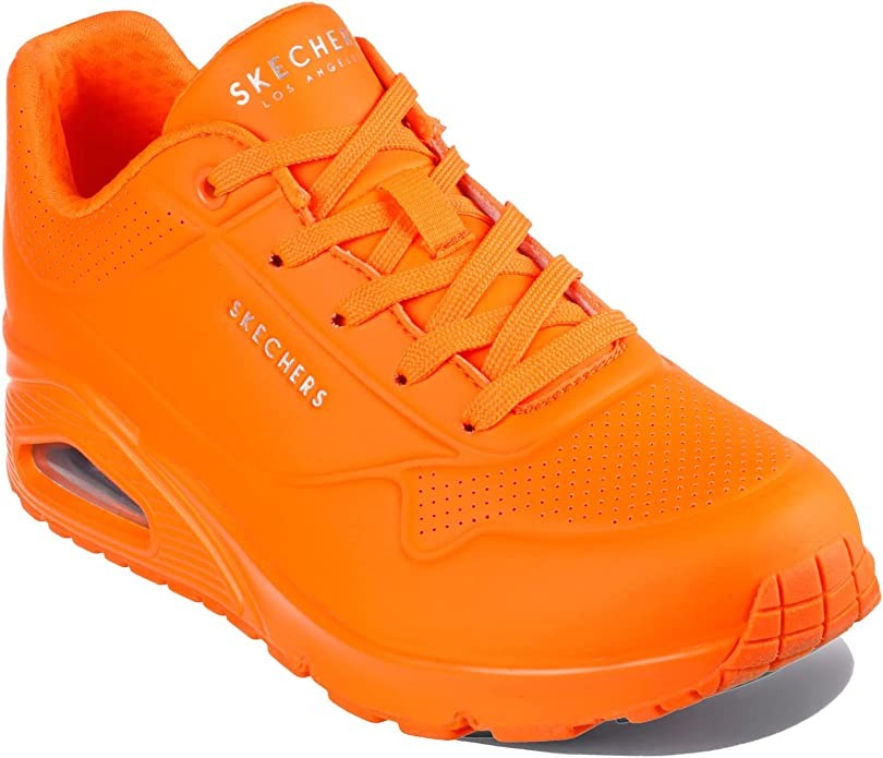 SKECHERS Freizeit Schnürer silber
