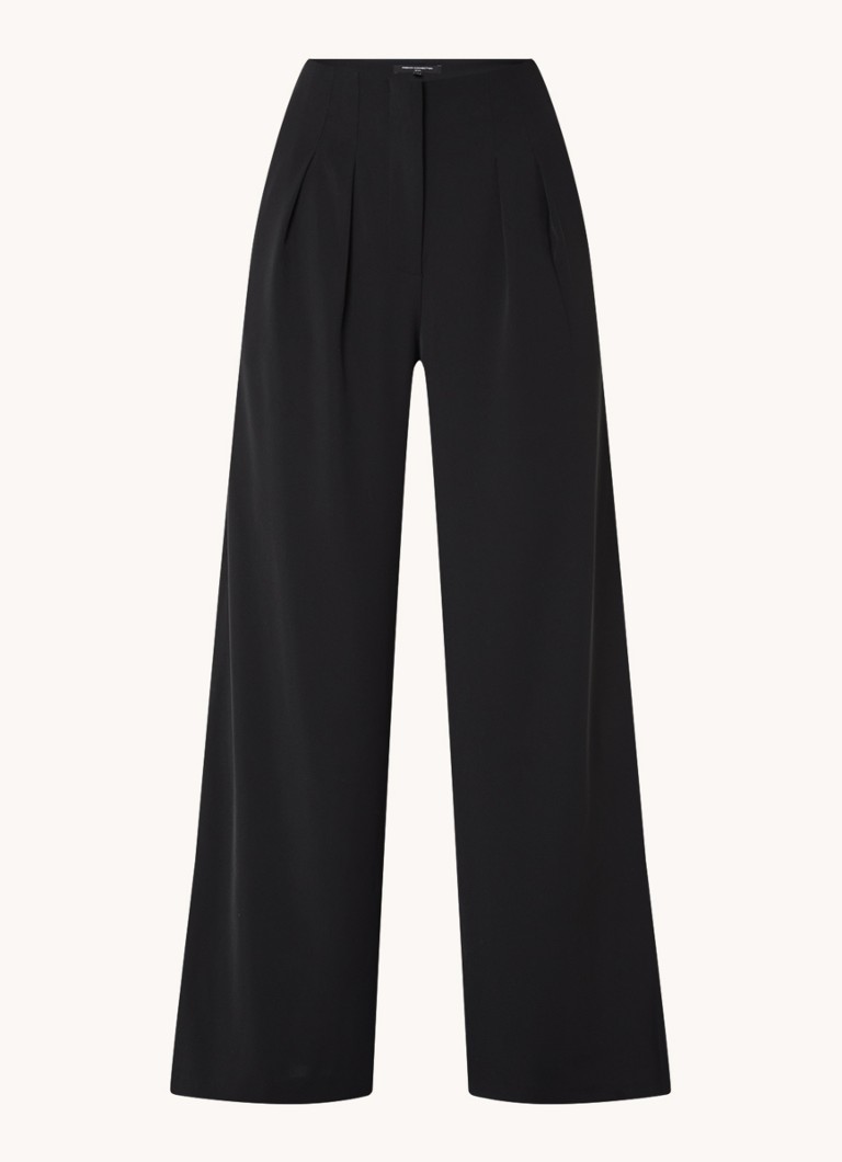 French Connection Harrie high-waist wide-fit trousers with side pockets