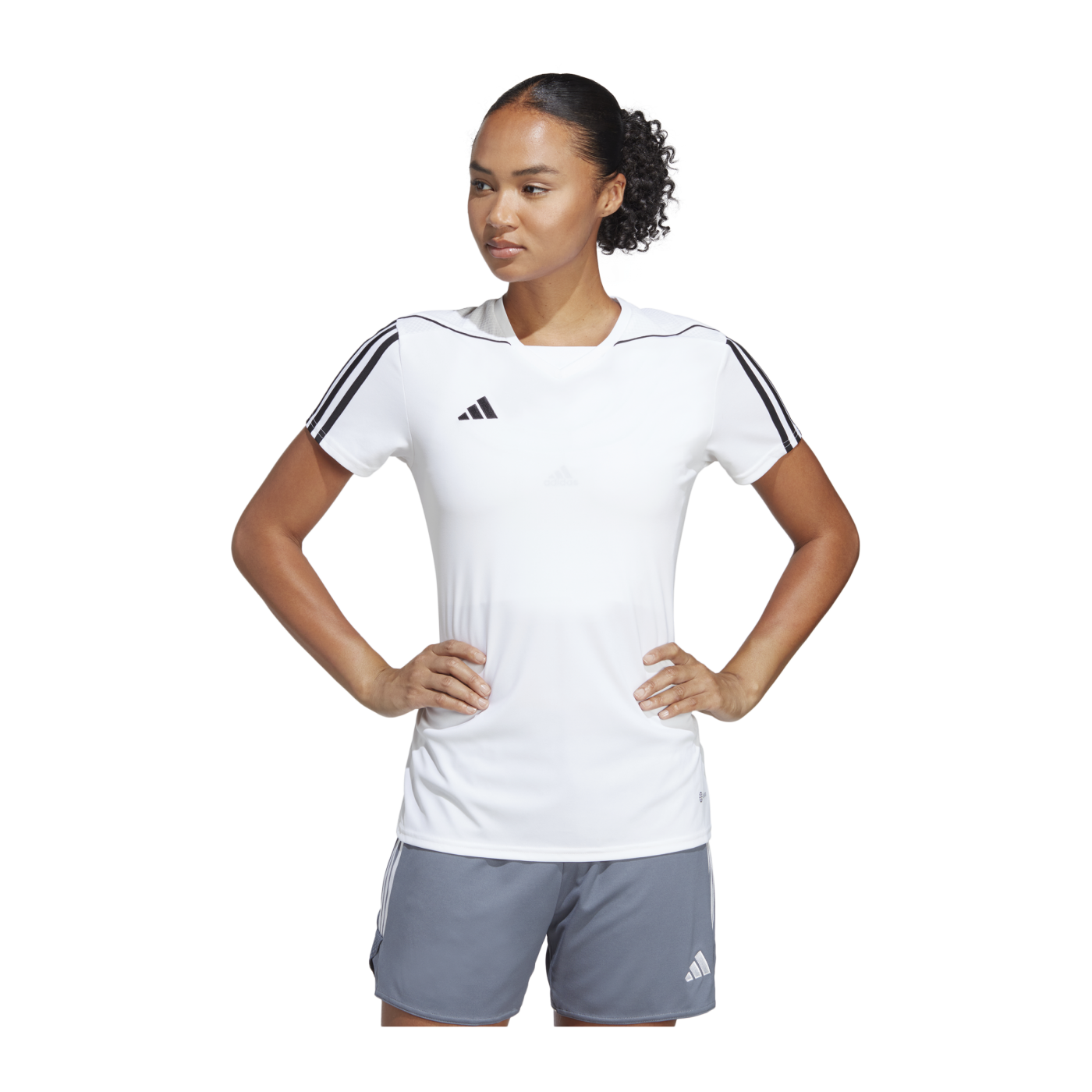 adidas Tiro 23 Trikot Damen Weiss Schwarz