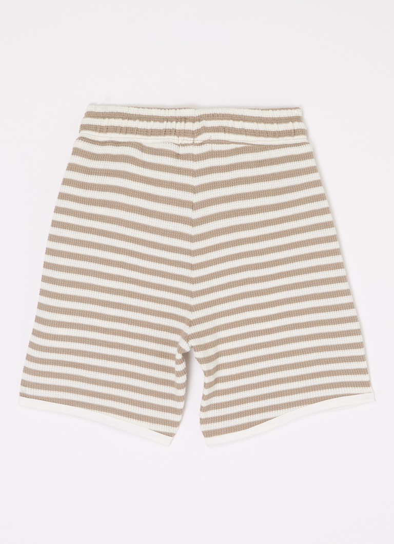 Lil' Atelier NMMJonas Organic Cotton Straight Cut Athletic Shorts