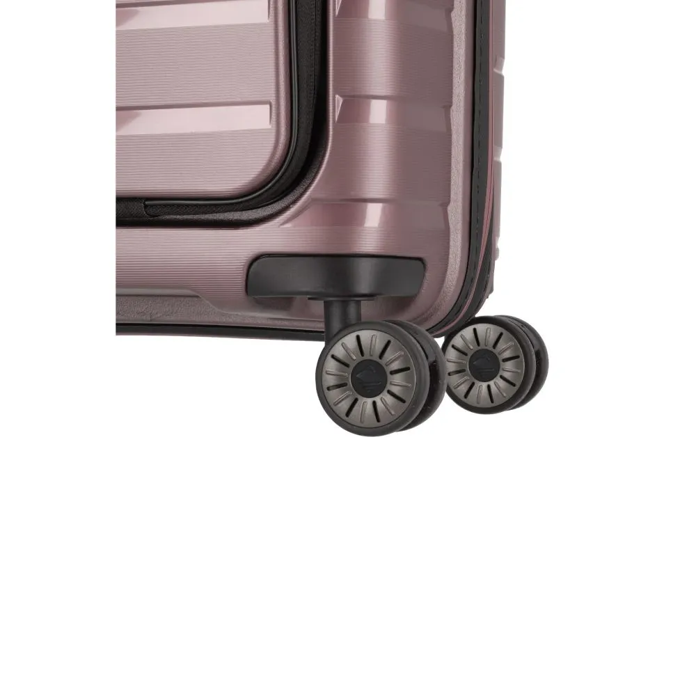 Travelite AIR BASE Trolley S m. Vortasche (4 Räder) - Flieder