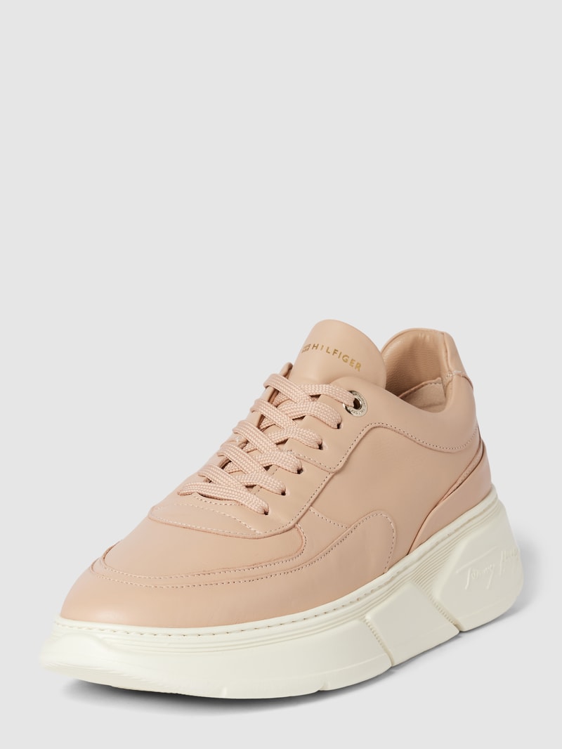 Sneaker aus Leder Modell 'CHUNKY LEATHER SNEAKER' in beige