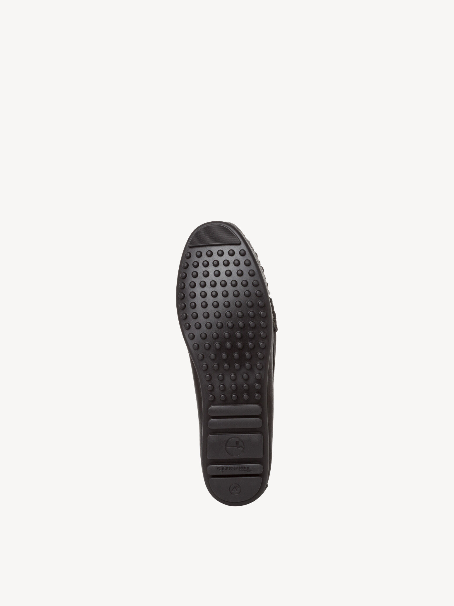 Mocassin en cuir - noir