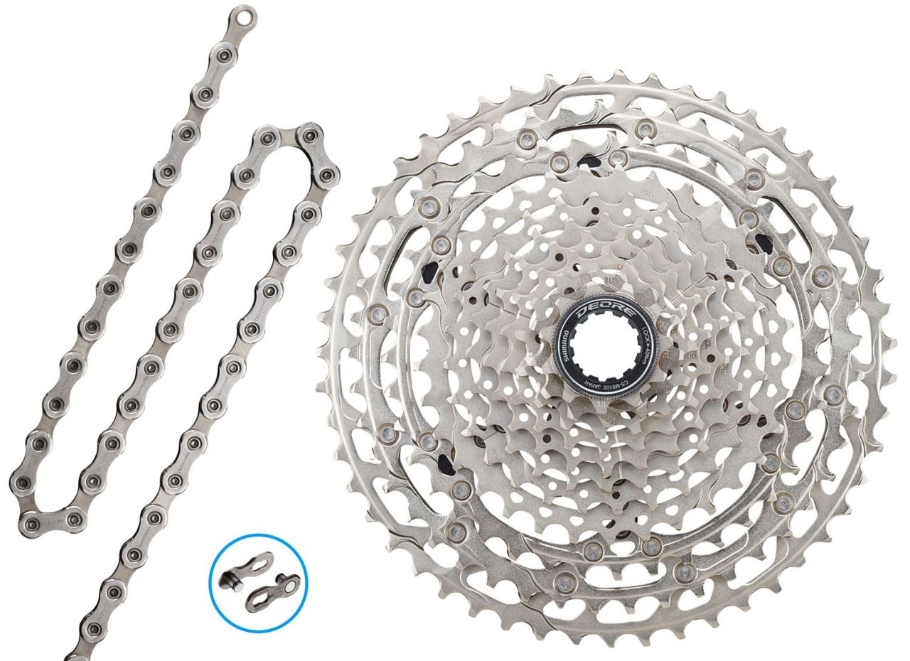Shimano DEORE CN-HG601+CS-M5100 11-fach Verschleissset 11-51 kaufen | Bike-Discount