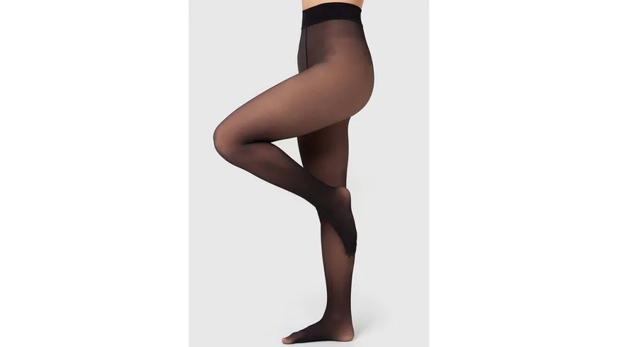 NUR DIE Damen Feinstrumpfhose Warm & Transparent 80 DEN schwarz