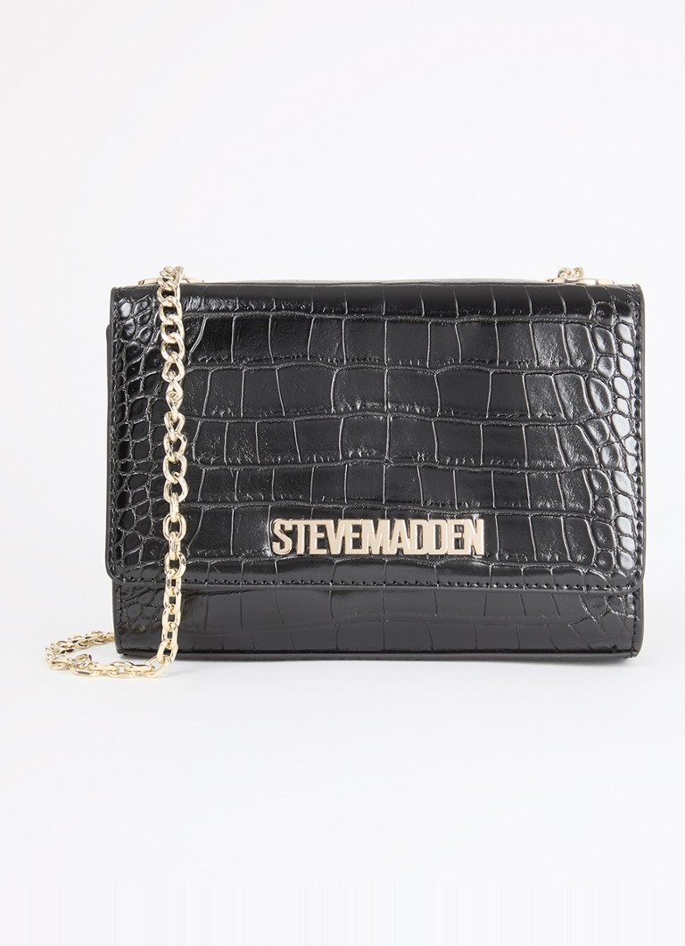Steve Madden Braye -olkalaukku krokotiilikuvioinnilla